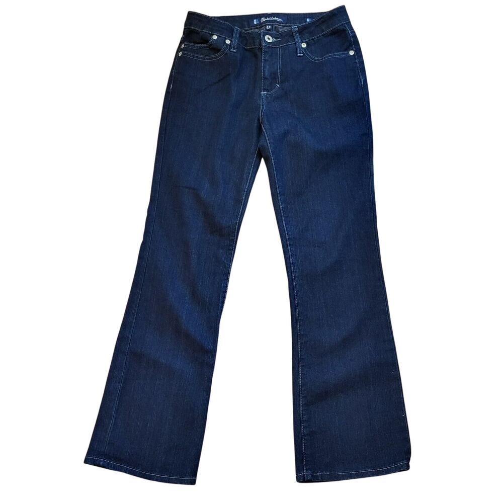 Salt Works Jeans Womens Size 4P Mid Rise Medium Wash Denim